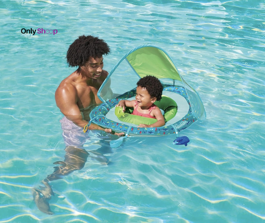 Flotador Inflable SwimWays – Seguridad, Comodidad y Diversión para Bebés (9 a 24 meses)
