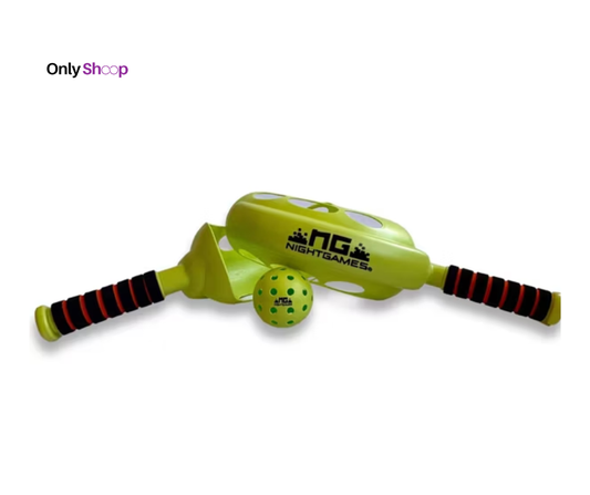 Juego de Pala y Pelota LED Nightgames – Diversión Brillante para Niños (5+ años)