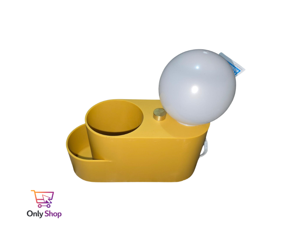 Lámpara Room Essentials – Diseño Multifuncional con Luz LED y Base Organizadora