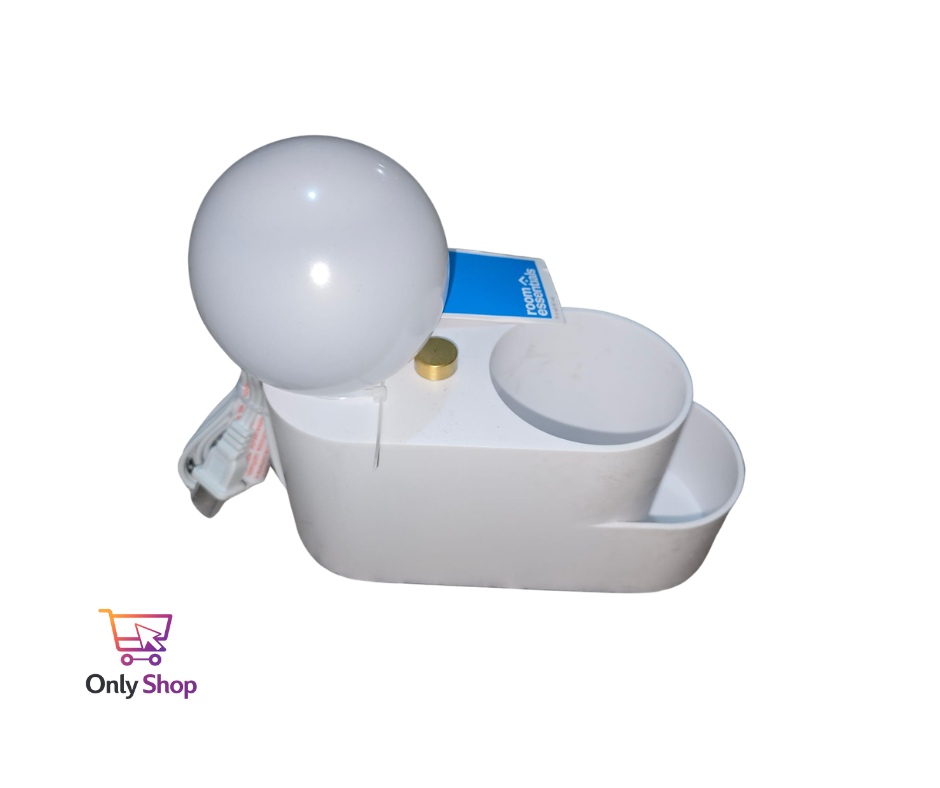 Lámpara Room Essentials – Diseño Multifuncional con Luz LED y Base Organizadora