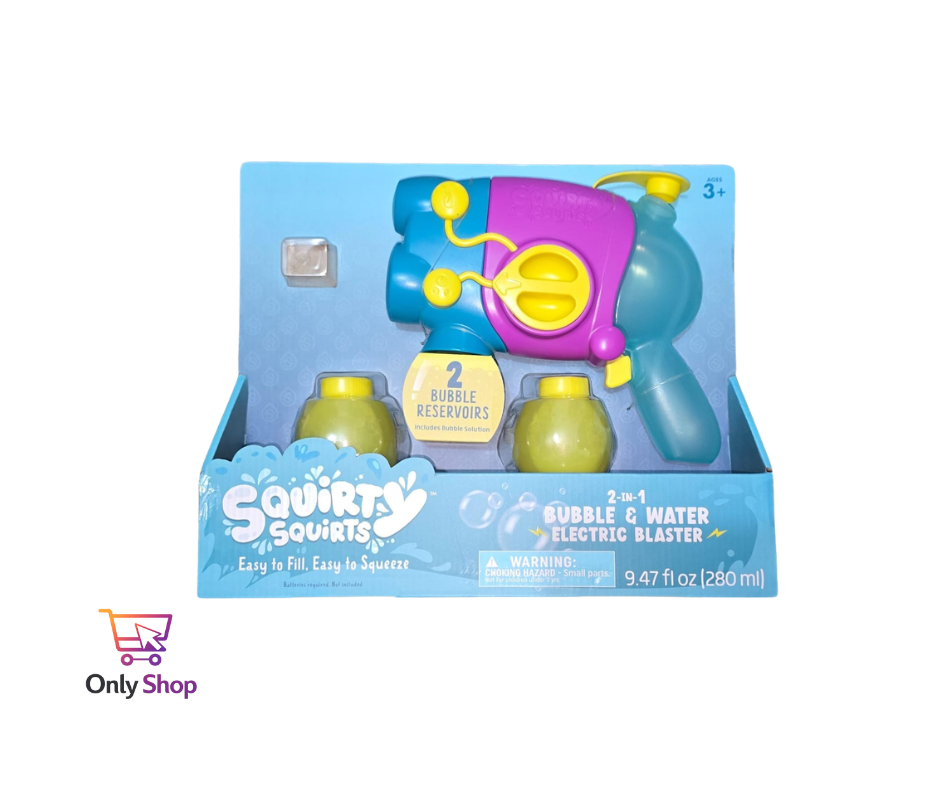 Pistola de burbujas Squirty Squirts